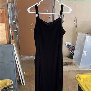 Jessica McClintock Black Strapless Dress